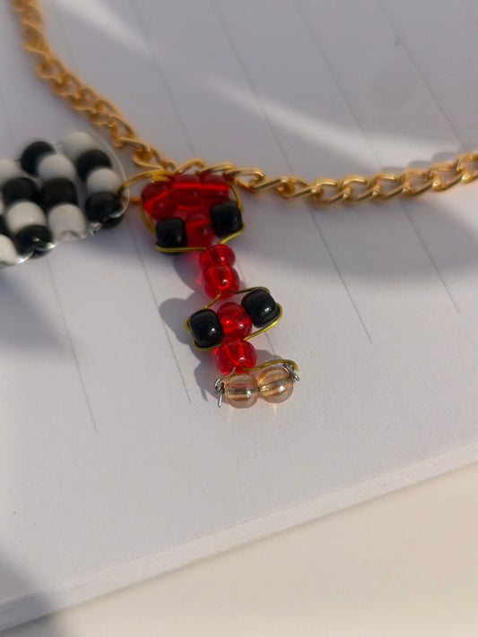 Elegant F1 car pendent