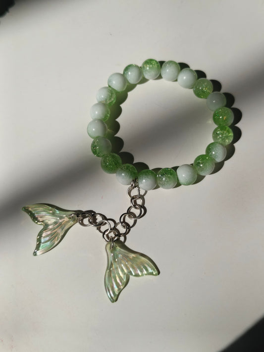 Fish charm trio bracelet set
