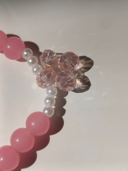 Baby pink elegant pulse bracelet