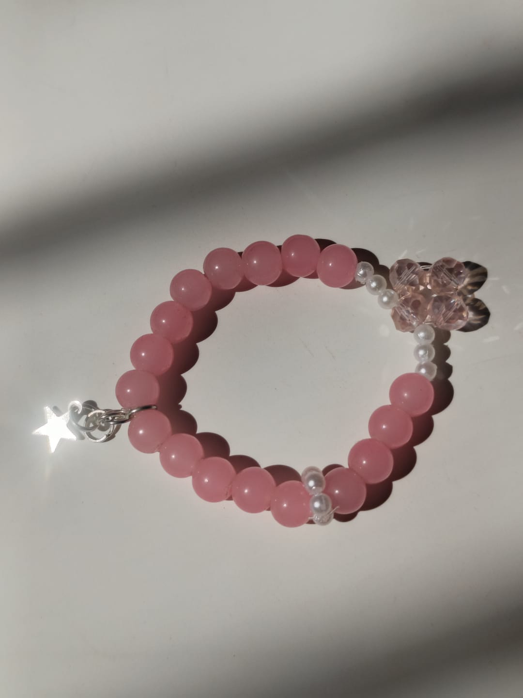 Baby pink elegant pulse bracelet