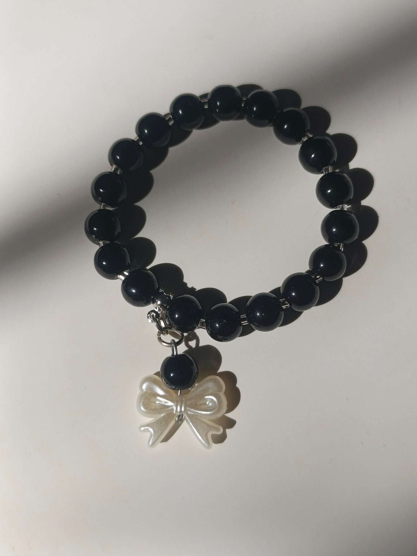 Black & white trio bracelet set