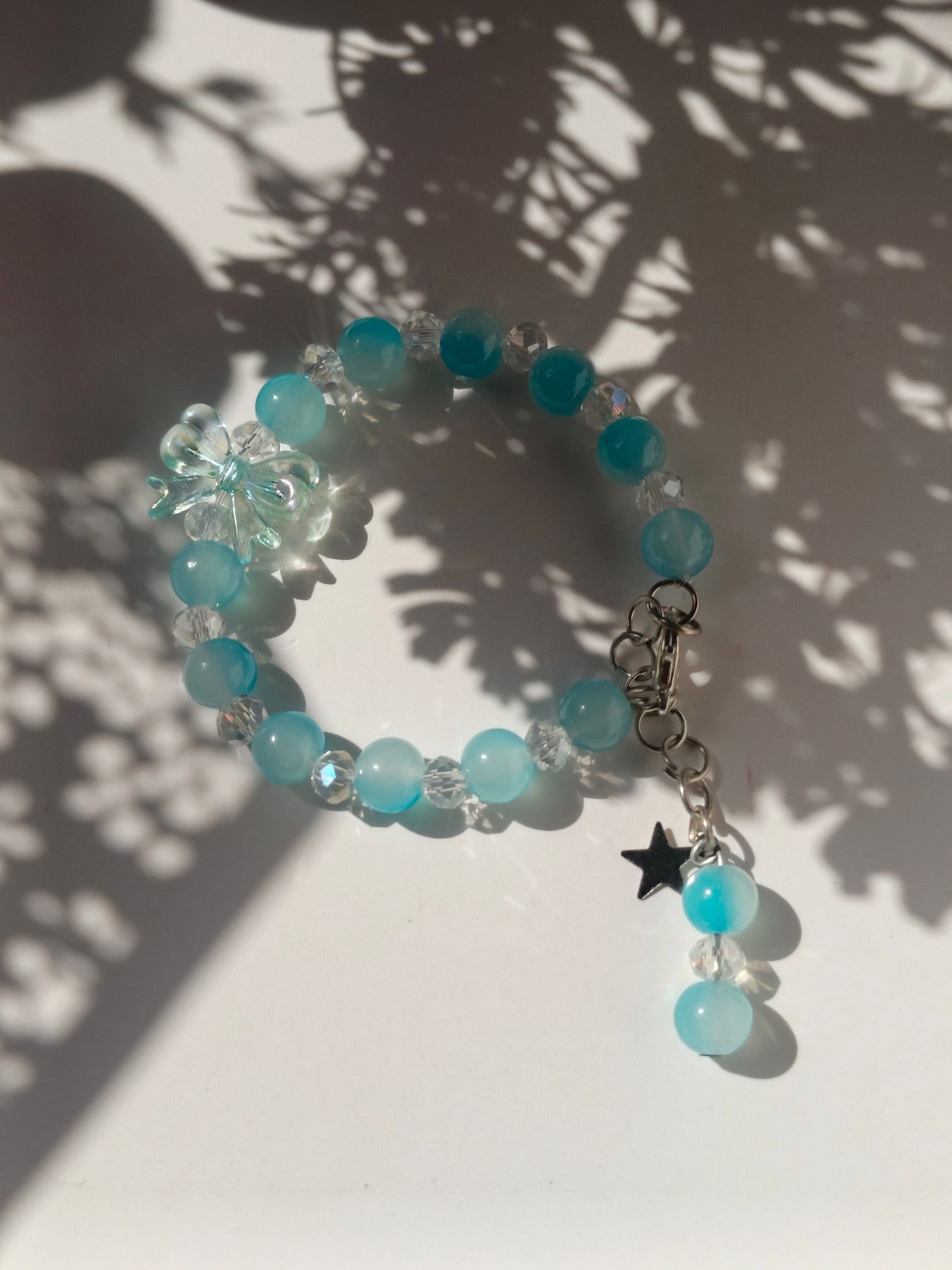Sky blue bow Bracelet