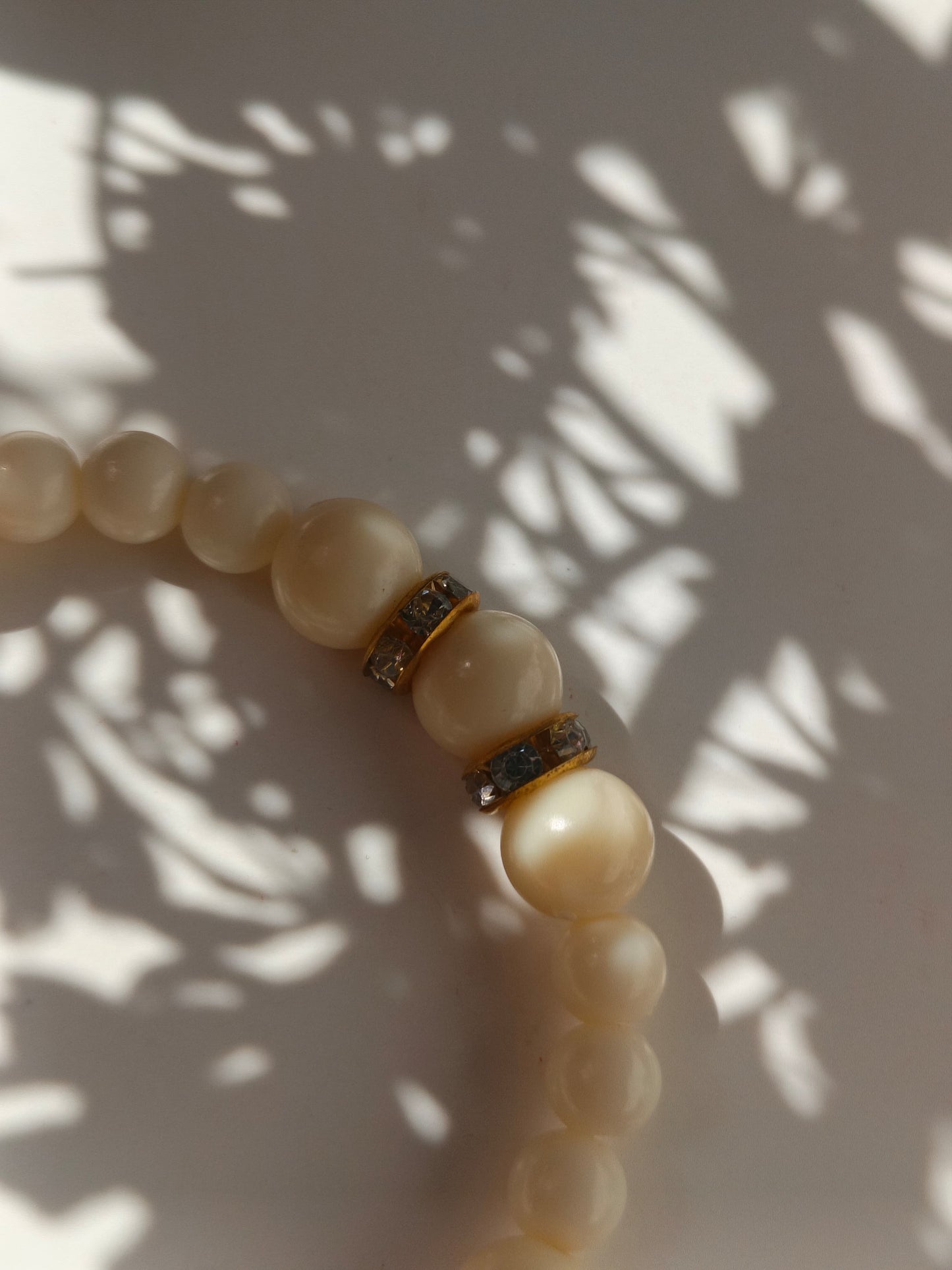 Elegant Ivory Bead Bracelet